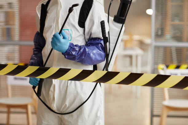 Professional Biohazard Cleanup technician working in Tamworth, NH